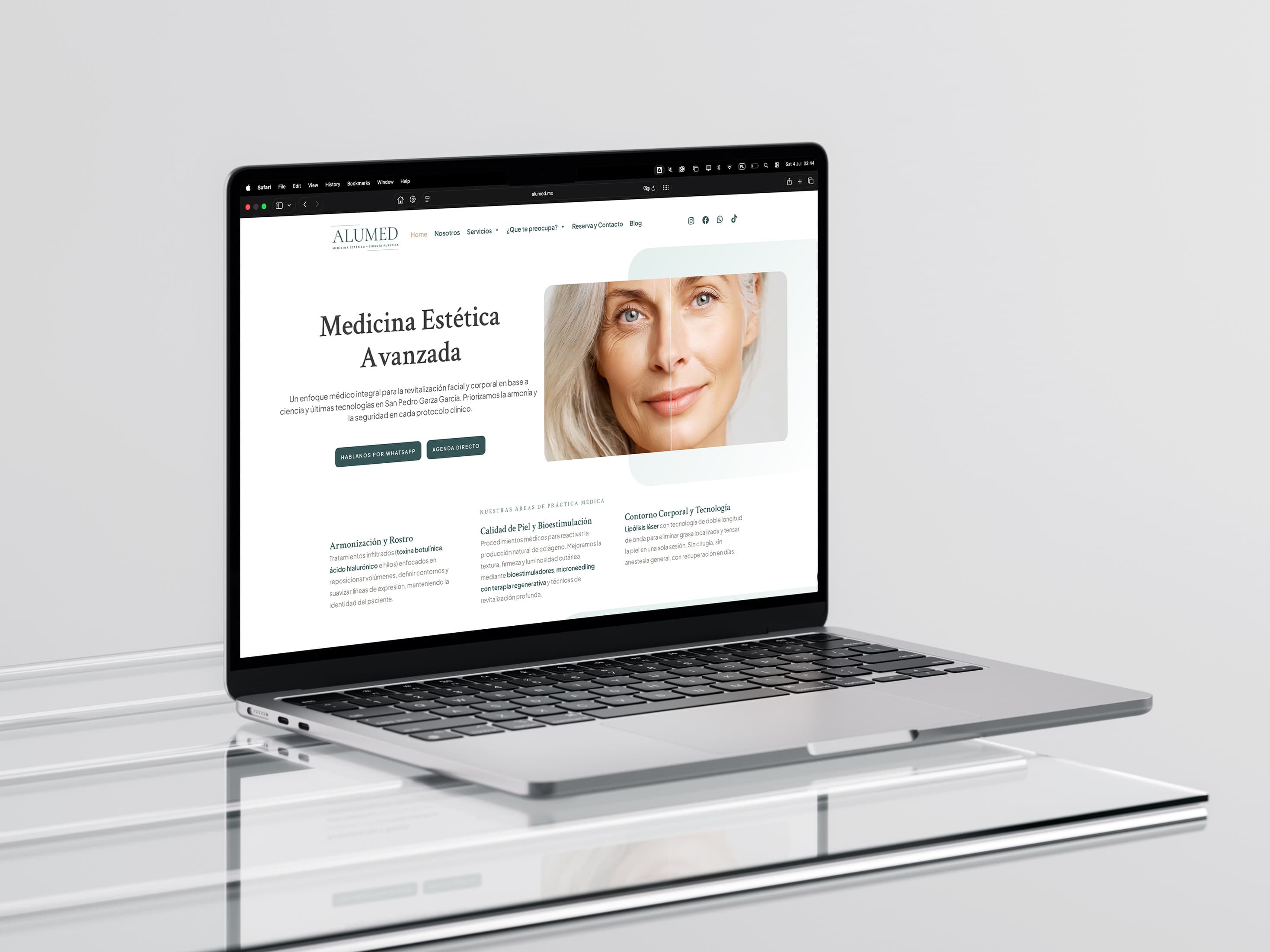 Alumed — UX design + web development